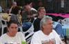 Fans Lynn and Terry Adams hanging out with other fans, enjoying the show (pic #7).
